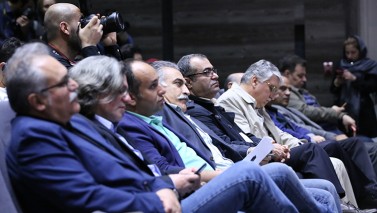 تصاویر گالری نشست خبری سی و پنجمین جشنواره جهانی فیلم فجر