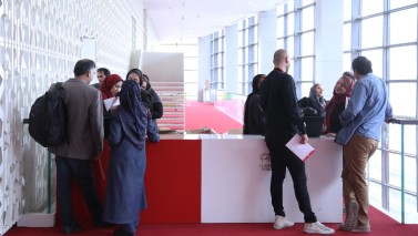 تصاویر گالری نشست خبری سی و پنجمین جشنواره جهانی فیلم فجر