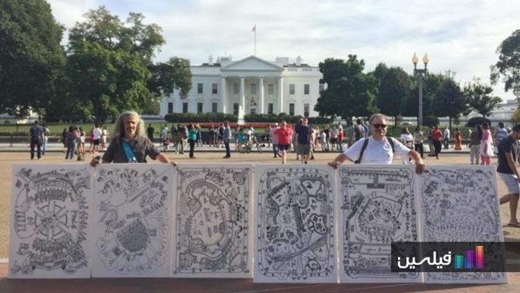 نقاشی‌های رضویان در کاخ سفید