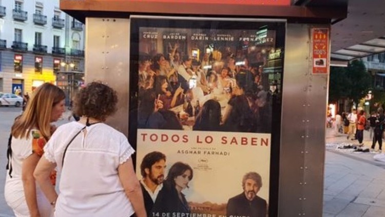 «همه می‌دانند» سومین فیلم پرفروش سینماهای اسپانیا